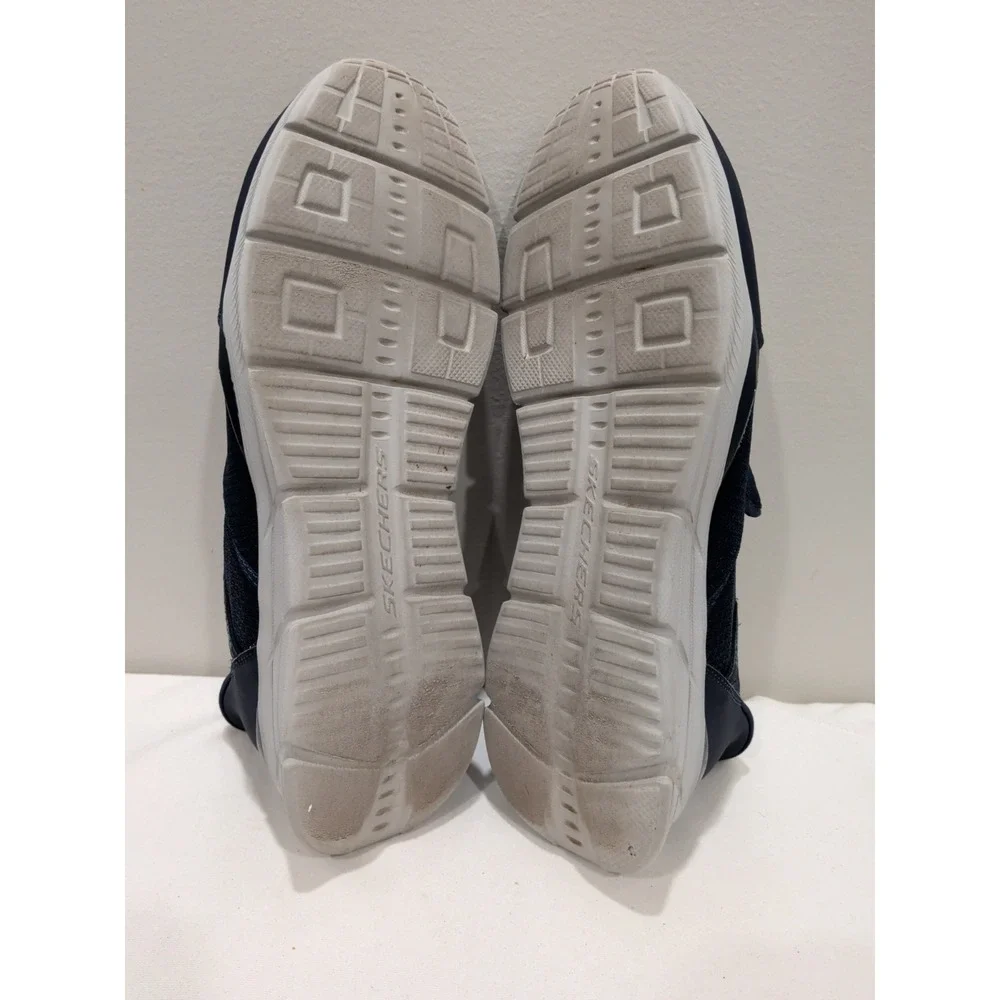 Skechers Equalizer Swift fit Memory Foam Handsfree Navy Men's Sz  11